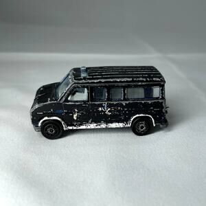 Majorette Fourgon Police Van 1970s Vintage 1:69 279/234 Diecast Used France